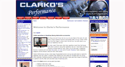 Desktop Screenshot of clarkosperformance.com