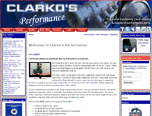 Tablet Screenshot of clarkosperformance.com